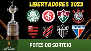 Potes do sorteio da Libertadores 2023 [upl. by Lewej298]