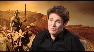 Willem Dafoe interview for JOHN CARTER [upl. by Akcemat]