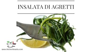 AGRETTI  come pulire  ricetta facile dinsalata RICETTE DI GABRI [upl. by Napier]