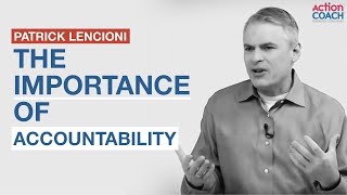 Patrick Lencioni talking about the importance of ACCOUNTABILITY [upl. by Lorolla]