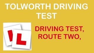 Tolworth driving test route 2  driving test route Tolworth Surbiton route [upl. by Groot268]