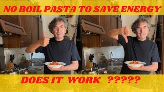 PASTA COOKING  SAVING ENERGY  TURN THE HEAT OFF  DOES IT WORK  NO BOIL PASTA [upl. by Weinrich794]