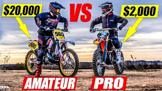 Pro on 2000 Bike vs Amateur on 20000 Bike [upl. by Marcille662]