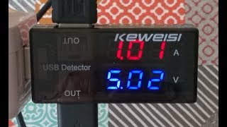 Keweisi USB voltage and current meter  review [upl. by Illah]