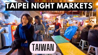 Exploring the Best Night Markets in Taipei Taiwan  Shilin Ximending Raohe Street Night Market [upl. by Yoc]