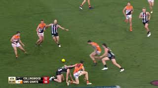 Shane Mumford sells Scott Pendlebury some candy to save the game [upl. by Otir]