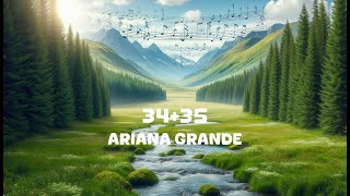 Ariana Grande  3435 Lyrics [upl. by Cornelius]