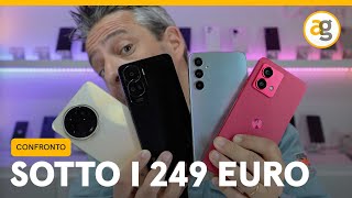 SMARTPHONE SOTTO i 249 EURO CONFRONTO OTTOBRE 2023 [upl. by Yup]