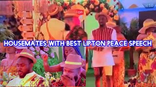 BBN LIPTON TASK SEE THE HOUSEMATES THAT DID EXTREMELY WELL DURING THEIR SPEECH PRESENTATIONS [upl. by Digirb]