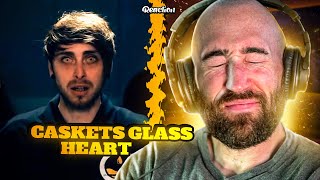 CASKETS GLASS HEART MUSICIAN REACTS [upl. by Oramug]