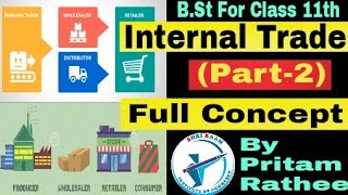 Internal Trade  Class11  Chapter9 Part 2  Business Study  By Pritam Rathee [upl. by Ardme82]