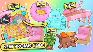 NEW JELLY FURNITURE IN AVATAR WORLD  PROMO CODE  HAPPY GAME WORLD [upl. by Palmira]