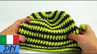 uncinetto tutorial cappello inverno fatto in fretta crochet italiano [upl. by Lipsey508]