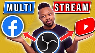 2024 MULTISTREAM To YouTube and Facebook with OBS For FREE [upl. by Yarak825]