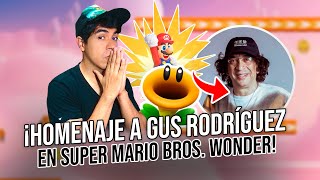 ¡GRAN SORPRESA Encuentran posible HOMENAJE al gran Gus Rodríguez en Super Mario Bros Wonder [upl. by Ahsratal515]