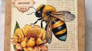 Bee Junk Journal 1  Flip Through [upl. by Jacky]