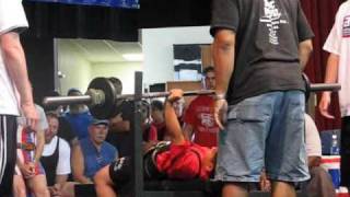 Rakim breaking bench press record for 8 amp 9 year olds [upl. by Wendeline]