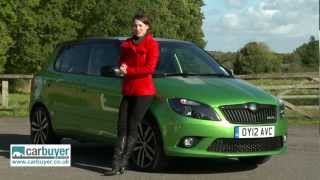 Skoda Fabia vRS hatchback review  CarBuyer [upl. by Naehs914]