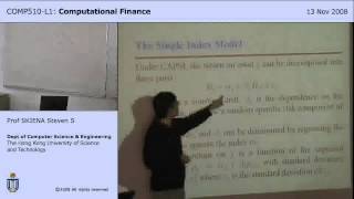 Lecture 18  The Capital Assets Pricing Model [upl. by Neela]