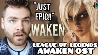 First Time Hearing AWAKEN quot2019 Cinematicquot  League of Legends OST  Reaction [upl. by Giess]