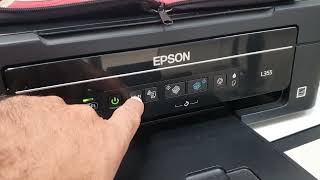 Como configurar Epson L355 a rede wi fi vídeo rápido prático e fácil [upl. by Lerrad]