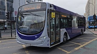 New First Bus Sheffield X First Manchester Bee Network 69537 On 82 From Millhouses To HallParkHead [upl. by Nodaj101]