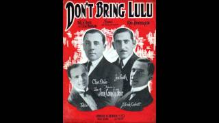 Jan Garber Orchestra  Dont Bring Lulu 1925 [upl. by Nilats]