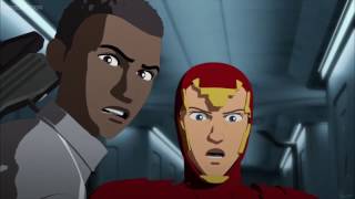 Rhodey and Ironman vs technovore  Part2 IronmanArmored Adventures [upl. by Swisher921]