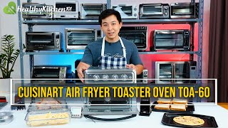 Cuisinart Air Fryer Toaster Oven TOA60 Review  Shouldit Toaster Oven Series [upl. by Anselmo359]