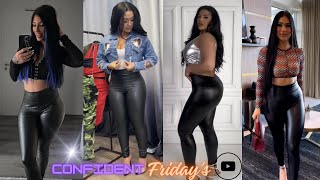 Leggings Quick Style Guide Top 5  Friday Confident Leather Pants Outfits  GRWM Blog [upl. by Cutcliffe]