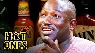 Hannibal Buress Freestyles While Eating Spicy Wings  Hot Ones [upl. by Natsirt]