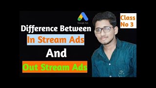 What is difference between instream and outstream ads  Google Ads Difference in Urdu [upl. by Adyol333]