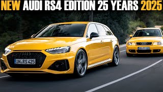 2025 New Audi RS4 Avant Edition 25 Years  Farewell version [upl. by Attayek246]