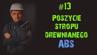 Strop drewniany montaż poszycia [upl. by Repooc]