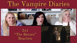 The Vampire Diaries 2x1 quotThe Returnquot Reaction [upl. by Hurd]