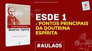 Aula 05  ESDE 1  Pontos Principais da Doutrina Espírita [upl. by Jeremiah]