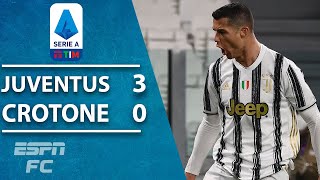 Cristiano Ronaldo amp Weston McKennie ON FIRE Juventus stars shine vs Crotone  ESPN FC Highlights [upl. by Econah]