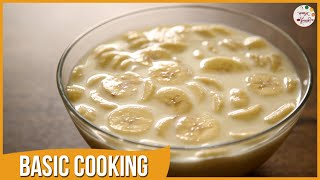 केळ्याच शिकरन  Kelyache Shikran  Banana amp Milk  Quick Dessert  Recipe by Archana  Basic Cooking [upl. by Zoldi]