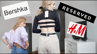 MIERZYMY  DUŻO UBRAŃ RESERVED BERSHKA HampM STRADIVARIUS [upl. by Lambard]