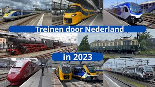 Treinen door Nederland in 2023 [upl. by Naoh284]