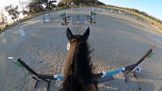 First show jump with Bea Helmet Cam [upl. by Sucramed623]