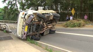 Truck Crash on Windsor Bridge [upl. by Seeto]