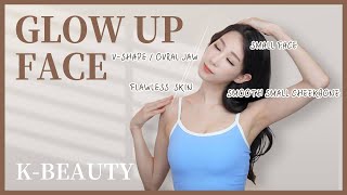 10 MIN KBEAUTY GLOW UP FACE EXERCISES l Effective Routines to Slim Down Face No Surgery [upl. by Renaud321]