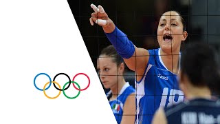 Womens Volleyball Quarter Finals  Italy v Korea  London 2012 Olympics [upl. by Fabozzi]