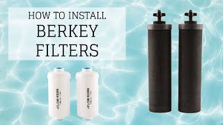 How to Install Berkey Filters  Bumblebee Apothecary [upl. by Maretz]