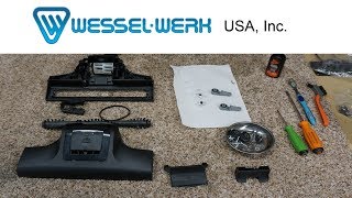 Wessel Werk TK 286 TK284 Miele STB3053 TurboTeQ Turbo Brush Central vacuum Repair [upl. by Anahsar790]