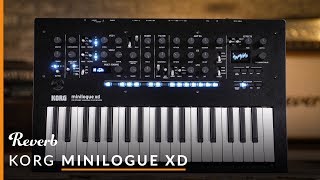 Korg Minilogue XD Polyphonic Analogue Synthesizer  Reverb Demo Video [upl. by Ened]