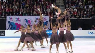 2013 ISU World Synchronized Skating Championships Free Skate Highlights [upl. by Acissehc]