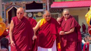 Sakya Gongma Trichen Rinpoche Visit A Bhutan  Himalayan Buddhist Monks [upl. by Nnybor]