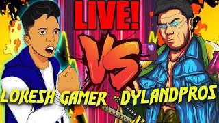 DYLAND PROS VS LOKESH GAMER 1V1 CUSTOM ROOM FINAL MATCH [upl. by Lenwood521]